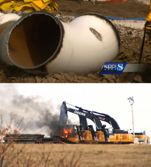 Sabotage des Baus der DAPL-Pipeline